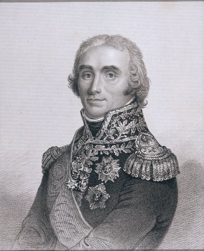 Porträt von Andre Massena (1758-1817) Duc de Rivoli, Prinz von Essling und Marschall von Frankreich von English School